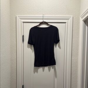 Black Fitted Short Sleeve T-Shirt